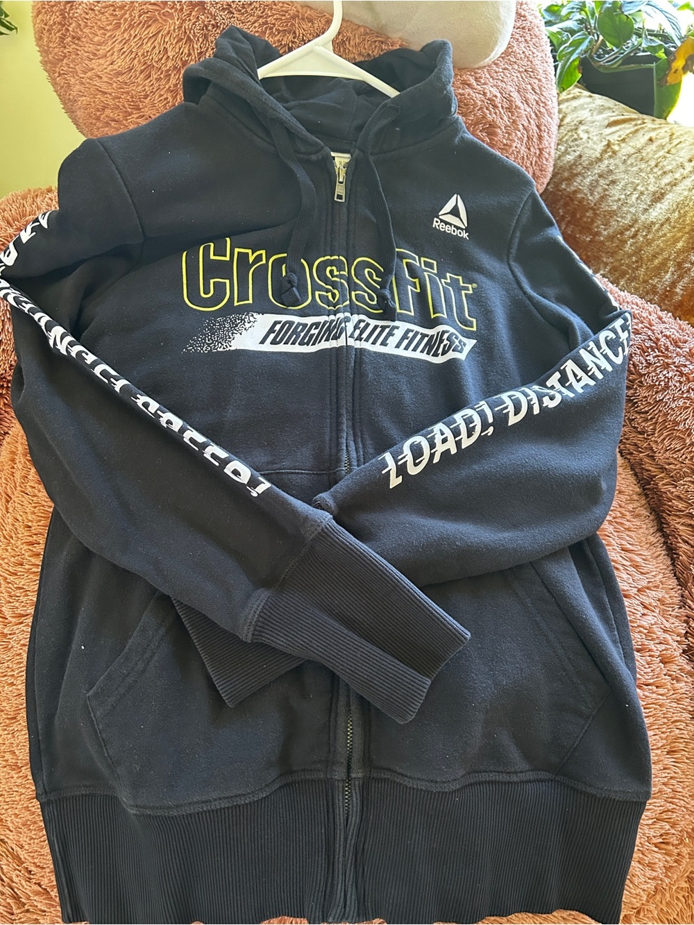Reebok Black & Yellow Men’s CrossFit Zip Hoodie